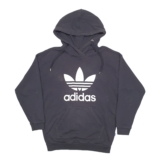 ADIDAS Hoodie Cotton Jumper Sweatshirt Womens M