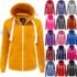 Women Hooded Sweatshirts Gradient Hoodies Ladies Long Sleeve Sport Warm
