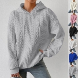 Ladies Long Sleeve Jumper Hoodies Hooded Sweatshirt Pullover Loose Fit Casual