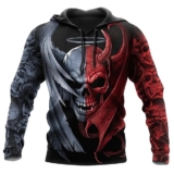 Vintage Skull 3D Print Hoodie Men/Women Fashion Hoodies Pullover Sweatshirts