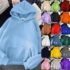 Womens Hooded Sweatshirt Jumper Pullover Blouse Winter Warm Hoodies Ladies Tops