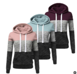 Womens Hooded Sweatshirt Ladies Tops Jumper Pullover Blouse Winter Warm Hoodies