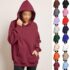 ⭐2025 Palm Puff Hoodies For Girls Butterfly Print Oversized Pullover Sweatshirt