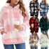 Ladies Sweatshirt Hoodies Zip V Neck Pullover Tops Casual Shirts Tee Plus Size