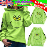Grinch’s Hoodies Women Ladies Christmas Sweatshirt Hooded Jumper Pullover Tops🎄