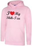 I Love My Shih Tzu Dog Gift Present Unisex Hoody Hoodie Hooded Sweatshirt