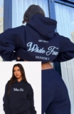 Girls Womens White Black Fox Ladies Fashion Hoodies Casual Sweatshirts Pullover
