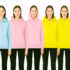 Ladies Sweatshirt Longline Hoodie Hooded Womens Long Line Top Size 8 10 12 14