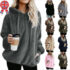 Bo+Tee Womens Hoodie Cropped Ruched Drawstring Active Sportswear Sweatshirt