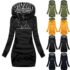 Ladies Plain Zip Up Hoodie Sweatshirt Womens Fleece Jacket Hooded Top UK 8 To 22
