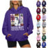 2025 Palm Puff Hoodies For Girls Butterfly Print Oversized Pullover Sweatshirt🔥