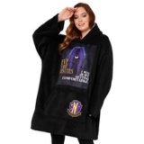 Wednesday Womens Blanket Hoodie Poncho Sweatshirts Comfy Cosy