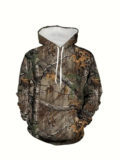 Spring Autumn Leaves Camouflage 3D Hoodies,Man/Women Loose Sweatshirt Oversized