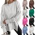 Plain Adults Kids Hoodie Hooded Sweatshirt Mens Womens Boys Girls