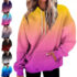 New Halloween Hoodies Long Sleeve Sweatshirt Casual Crew Neck Pumpkin Womens