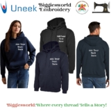 Pullover Sweatshirt Jumper Custom Embroidery Personalised Hoodie Man & Women 6XL