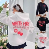 Girls Cherry⭐Fox ⭐Women Casual Boutique Winter Hoodies Sweatshirts TOP PLUS SIZE
