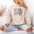 Womens Casual Hoodie Hoody White Print Foxes Pullover Jumper Top Girls Xmas Gift