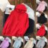 Women’s Causal Fleece Hoodie Long Sleeve Pullover Hooded Sweatshirts With Pocket