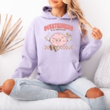 Overthinking Is My Superpower Brain Humor Womens Hoodie Sweatshirt Graphic