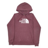 The North Face Spellout Lightweight Hoodie Cotton Blend Sweatshirt Jumper Womens