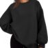 Womens Halloween Hoodies Pumpkin Long Sleeve Ladies Sweatshirt Casual Crew Neck