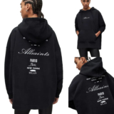 All Saints Vita Etie Hoodie Womens Pullover Designer Hooded Sweatshirt Hoody New