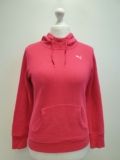 Z916 WOMENS PUMA PINK DRAWSTRING SWEATSHIRT HOODIE UK 12 L  EU 40