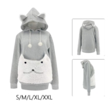 Pet Hoodies Sweatshirt Cat Holder Carrier Fashion Large Pouch Clothing for Puppy