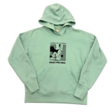 Disney Uniqlo Hoodie Sweatshirt Minnie Mouse Green Womens S Pullover