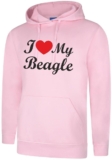 I Love My Beagle Dog Gift Present Unisex Hoody Hoodie Hooded Sweatshirt