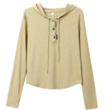 Women Hooded Sweatshirt Slim Long Sleeve Thin Short Shirt Top Casual Blouse