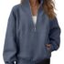 CHAMPION Hoodie Cotton Blend Jumper Sweatshirt Womens L