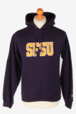 Champion Hoodie Sweatshirt Women Vintage Purple Size S -SW2774