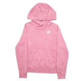 NIKE Hoodie Cotton Blend Jumper Sweatshirt Womens S