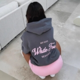 Girls Womens White Black-Fox Ladies Fashion Hoodies Casual Sweatshirts Pullover