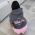 Womens Ruched Sleeve Oversized Hooded With Ribbon Ladies Sweatshirt Jumper Top