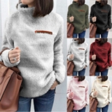Womens Ladies Warm Teddy Bear Fleece Hoodie Jumper Pullover Sweatshirt Size 6-24