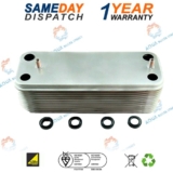 BAXI DUO TEC COMBI 24 & 28 & 33 & 40 ERP 22 PLATE HEAT EXCHANGER 1117314 5114708