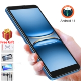 2025 New Unlocked Android 14 Smartphone 8-Core Dual SIM Mobile Smart Phone Cheap