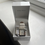 Nine West Watch Ladies Bangle Type Gold Tone Boxed