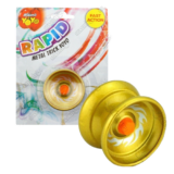 Metal Trick YoYo Kids Retro YoYos Aluminum Alloy Metal Body Fun In Retro Gold