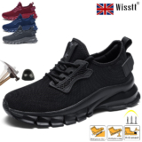 Mens Safety Shoes Womens Comfy Hiking Work Boots Durable Steel Toe Cap Trainers