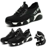 Mens Safety Shoes Lightweight Womens Trainers Steel Toe Cap Work Shoes Size UK