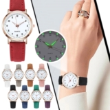 Ladies Wrist Watch Luminous Retro Female Watch Belt Quartz Leisure Watch