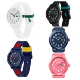 Lacoste Kid’s Unisex Watch (Black, blue, pink, white, or red/blue)