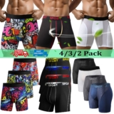 Mens Comfort Underwear Boxer Shorts 3/4 PACK Breathable Underpants Men Briefs UK