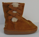 Koolaburra By Ugg Girls Bootie Boots Little Girls Size 6 Bows Victoria Tan