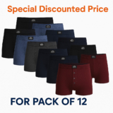 12 PACK 3,6 MENS CLASSIC BOXER SHORTS BRIEFS COMFORT FIT JERSEY UNDERWEAR PANTS