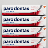 Parodontax Fluoride Toothpaste 75ml, Pack of 4 Uk Verified Supplier